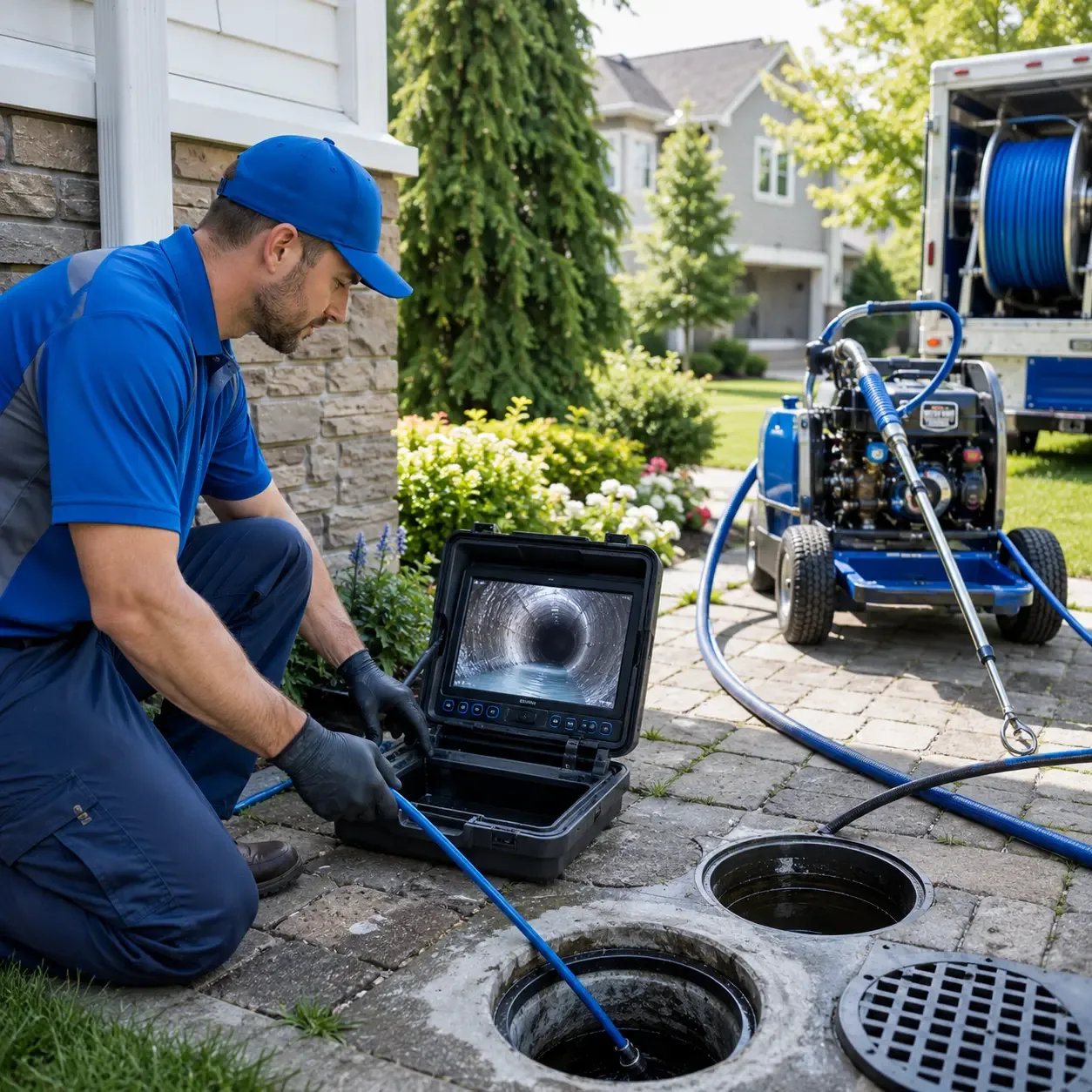 Outdoor drain cleaning professionals serving Skaneateles Falls, NY